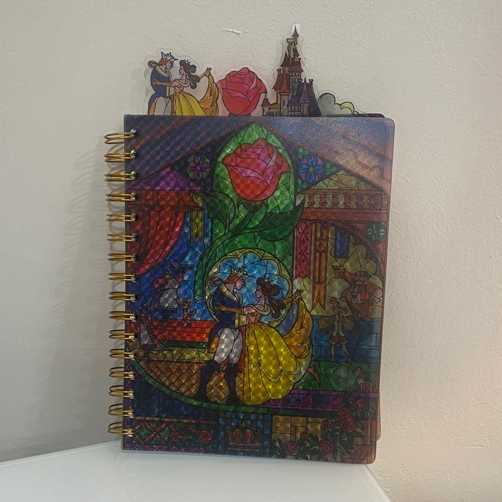 New Disney beauty and the beast notebook princess journal